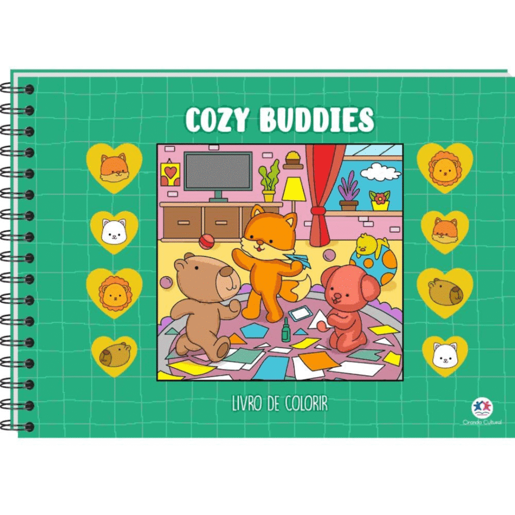 Livro de Colorir Cozy Buddies: Livrão de Colorir da Ciranda Cultural