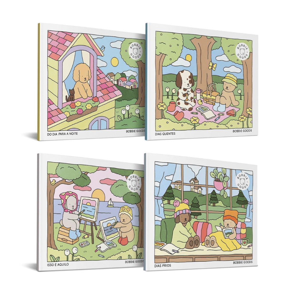 Coleção Completa Bobbie Goods: (Do dia para a noite, Dias quentes, Isso e aquilo e Dias frios)