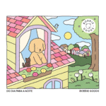 Livro de Colorir Oficial Bobbie Goods Dia para a Noite (Day to night)