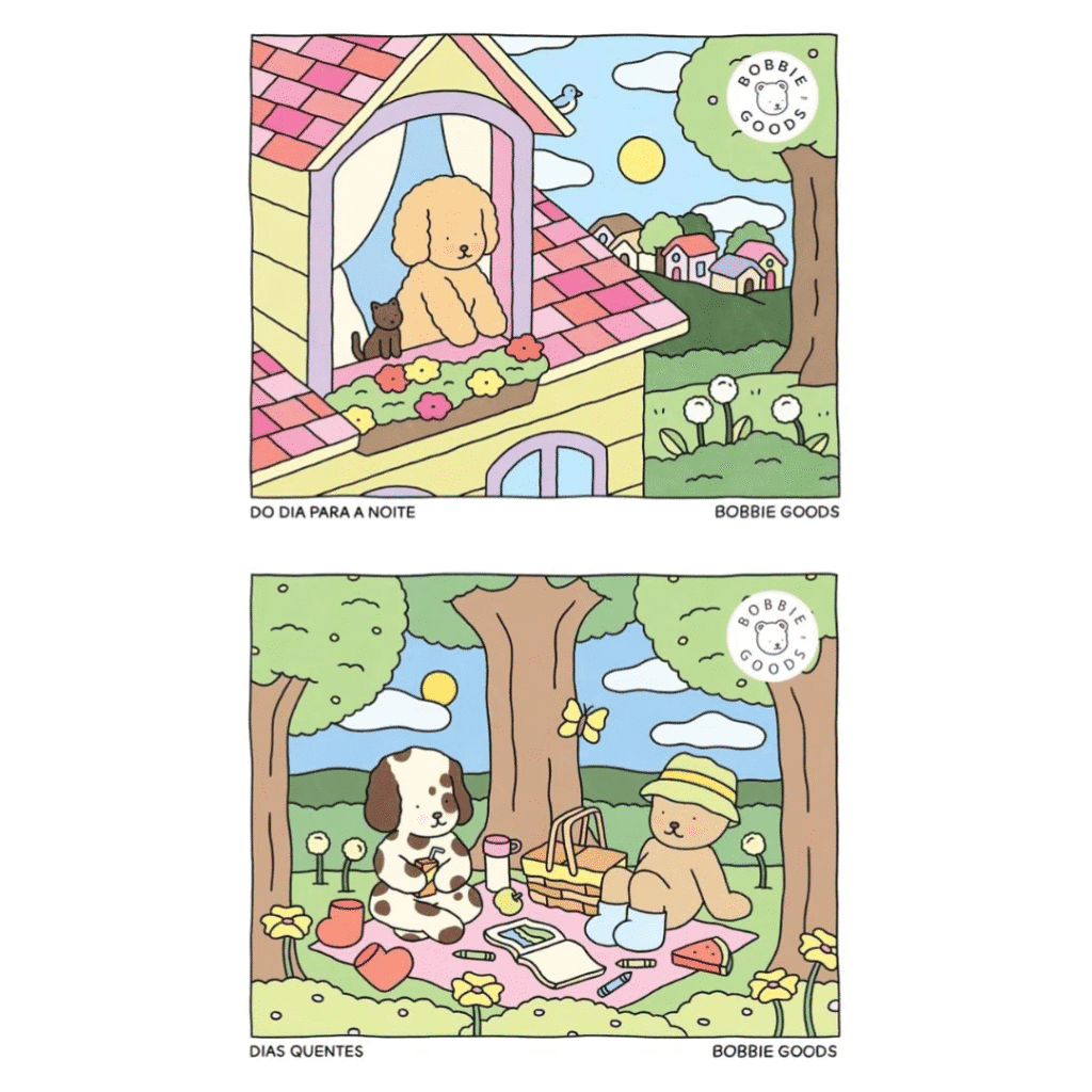 Do Dia Para a Noite Dias Quentes: Livro de Colorir Oficial Bobbie Goods