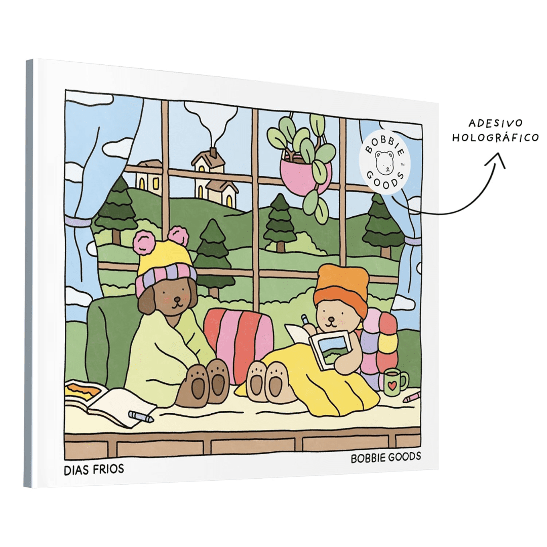 Livro de Colorir Dias Frios: Bobbie Goods Oficial Livro de Colorir Dias Frios: Bobbie Goods Oficial