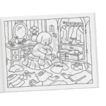 Livro de Colorir Oficial Bobbie Goods Dia para a Noite (Day to night)