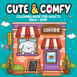 Cute & Comfy: Livro de Colorir Adulto Bold Easy – 2 Livros Colorir
