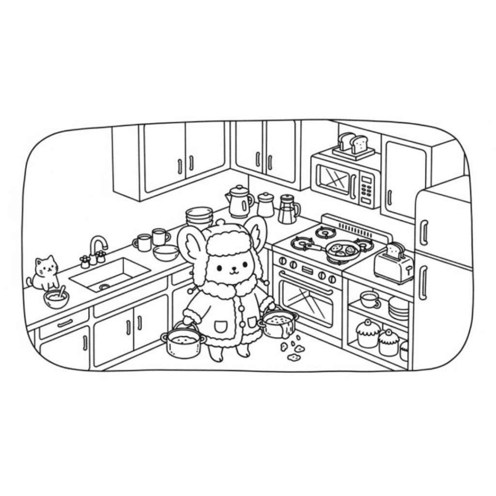 uszon bobbie goods ovelhinha cozinha bagunça pdf grátis colorir!