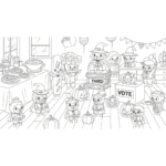 bobbie goods halloween festa voto pdf grátis colorir br!