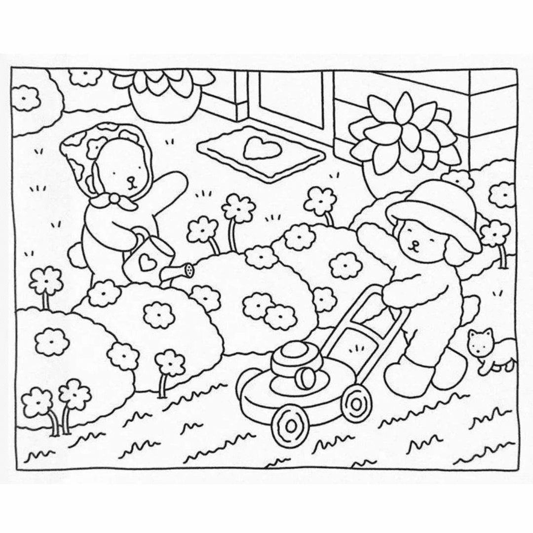 bobbie goods para imprimir grÁtis: jardim 2 poodles cortando grama + gatinho regando flores pdf! bobbie goods para imprimir grÁtis: jardim 2 poodles cortando grama + gatinho regando flores pdf!
