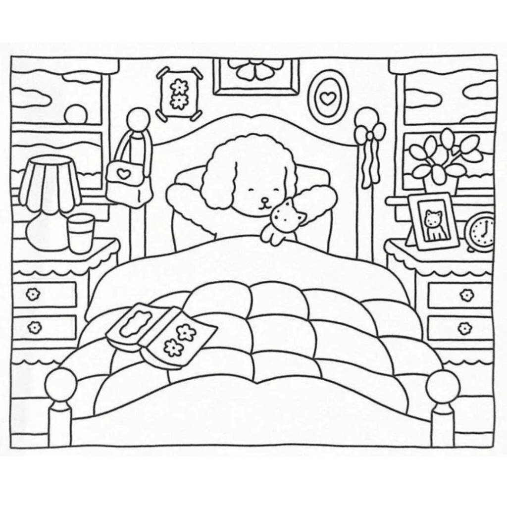 bobbie goods para imprimir grÁtis: quarto poodle dormindo + mini poodle pelúcia + controle remoto pdf!