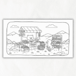 BOBBIE GOODS FEIRINHA PARA IMPRIMIR - Urso Frutas PDF Grátis | Uszon