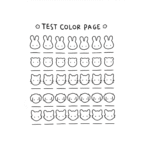 bobbie goods para imprimir grÁtis: test color page oficial com 35 carinhas kawaii pdf!