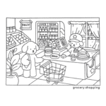 bobbie goods cachorrinhos supermercado para imprimir pdf grátis colorir!