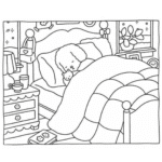 bobbie goods para imprimir grÁtis: poodle dormindo com gatinho pelúcia + chá frio na mesinha pdf!