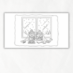 BOBBIE GOODS GATINHOS JANELA NEVE PARA IMPRIMIR - Aconchego PDF Grátis | Uszon