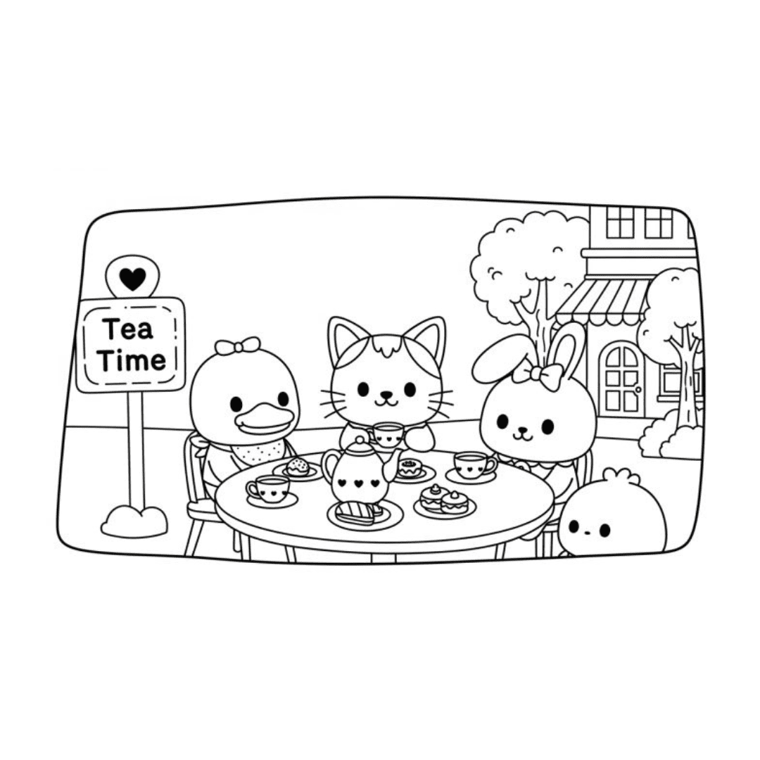 bobbie goods tea time gatinho patinho pdf grátis colorir br! bobbie goods tea time gatinho patinho pdf grátis colorir br!