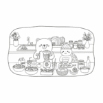 BOBBIE GOODS COZINHA PARA IMPRIMIR - Urso Café da Manhã PDF Grátis | Uszon