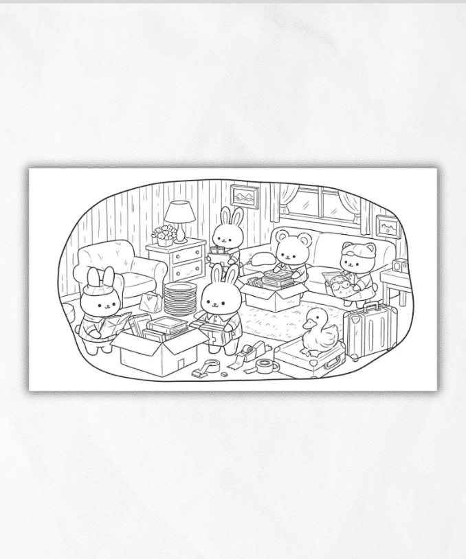 BOBBIE GOODS MUDANÇA PARA IMPRIMIR - Coelhinhos Caixas PDF Grátis | Uszon