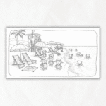 BOBBIE GOODS PRAIA PARA IMPRIMIR - Todos Personagens PDF Grátis | Uszon