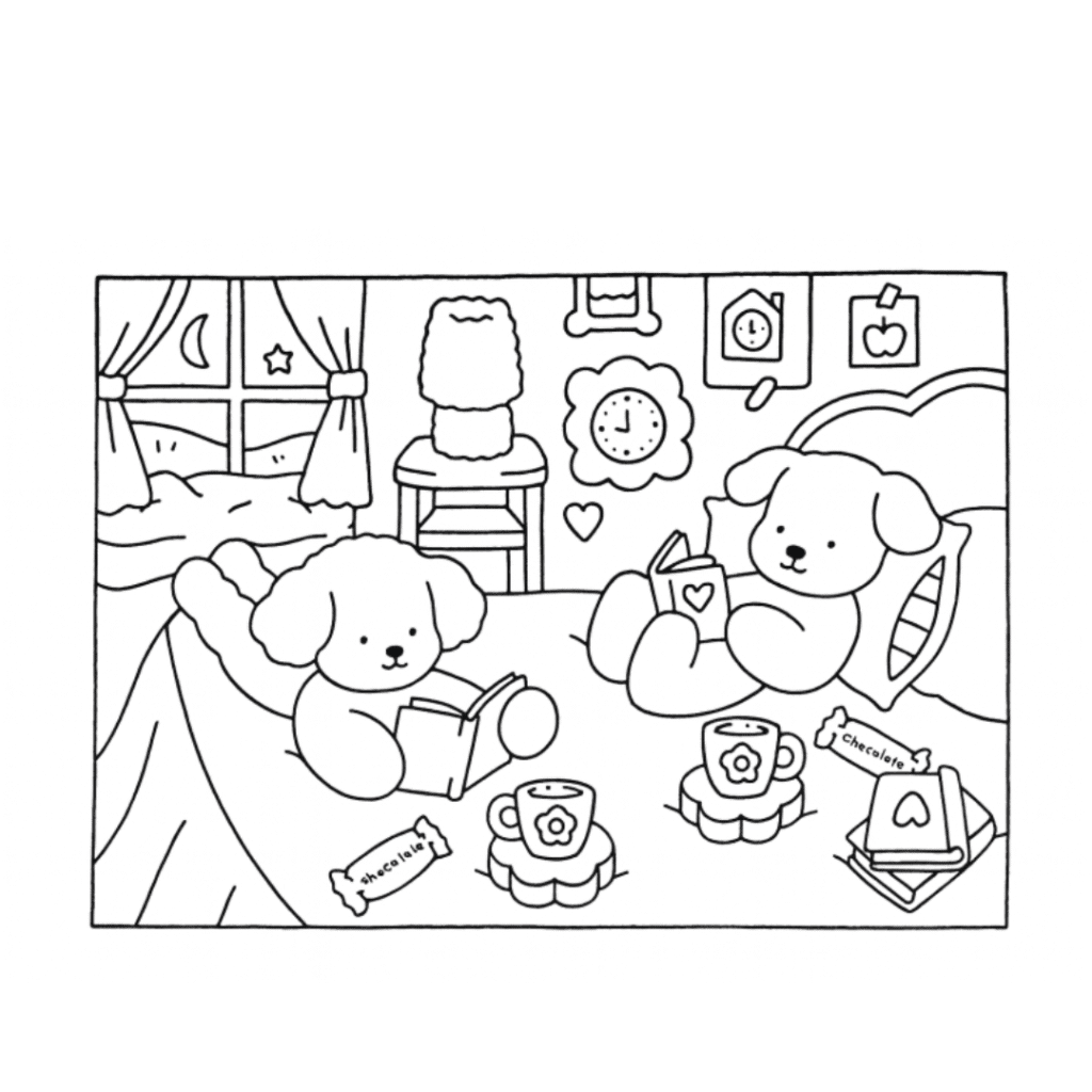 bobbie goods cachorros leitura noturna pdf grátis colorir br!