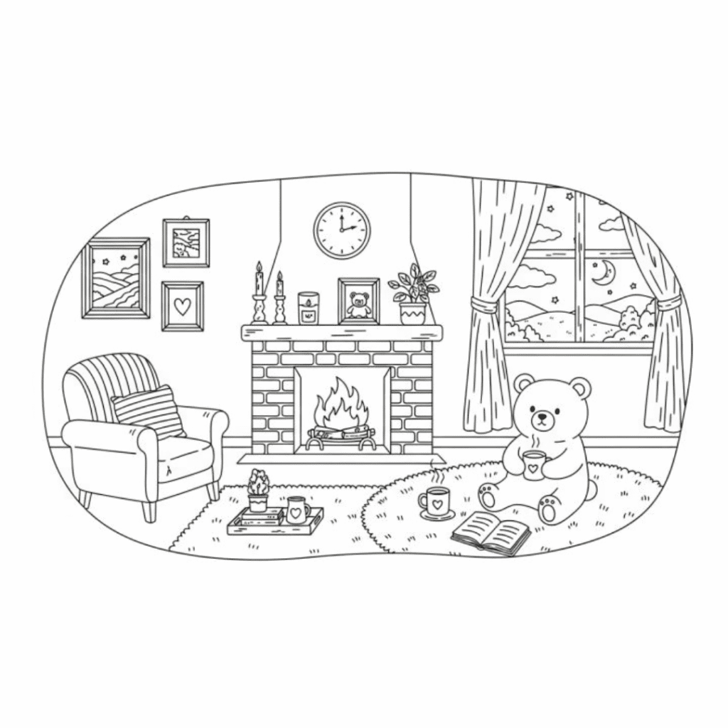 BOBBIE GOODS URSO LAREIRA PARA IMPRIMIR - Livro Noturno PDF Grátis | Uszon