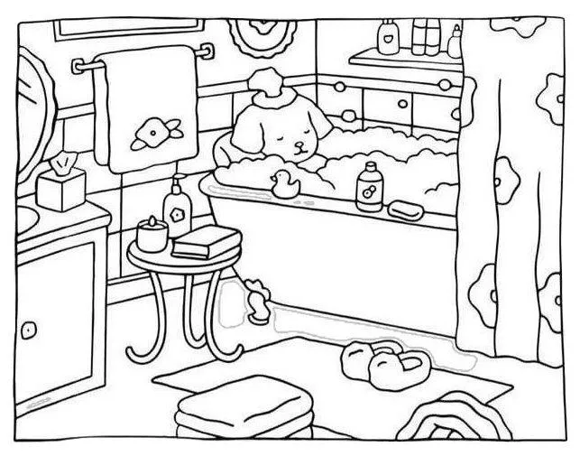 bobbie goods para imprimir grÁtis: ursinho tomando banho de espuma com patinho e livrinho!