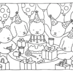 Bobbie Goods Para Imprimir GRÁTIS: Festa de Aniversário Ursinhos com Bolo, Balões e Presentes!