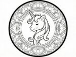 mandala unicornio