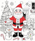 papai noel simples para colorir rosto papai noel simples para colorir gorro do papai noel simples para colorir desenho de papai noel simples para colorir