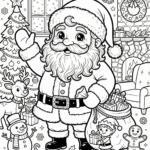 papai noel simples para colorir rosto papai noel simples para colorir gorro do papai noel simples para colorir desenho de papai noel simples para colorir