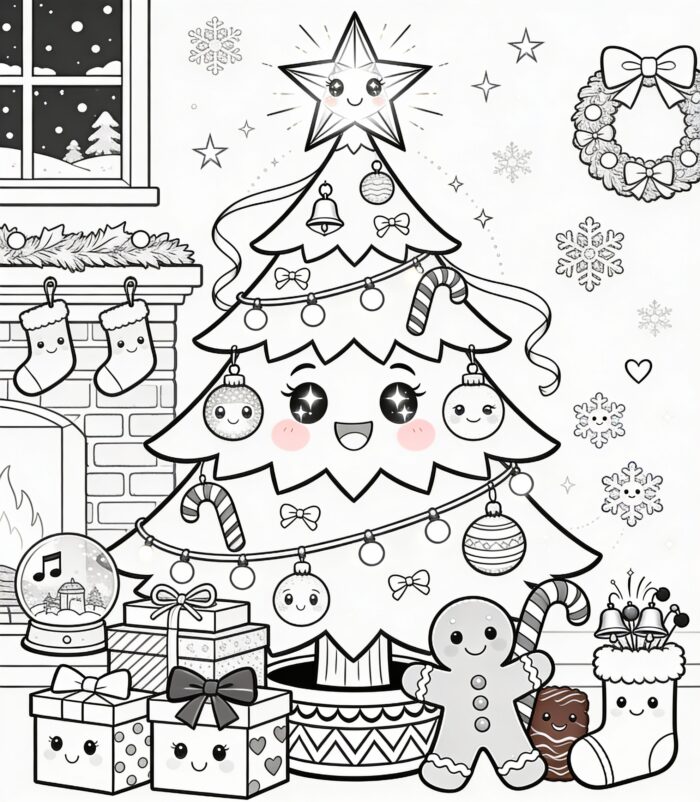 arvore de natal desenho