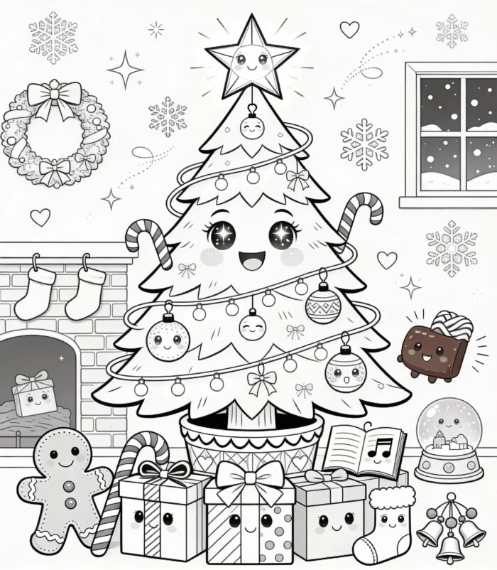 arvore de natal desenho