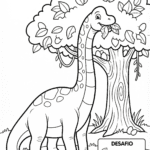 Braquiossauro Comendo