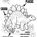 estegossauro para colorir