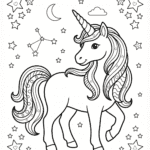 Unicórnio Para Colorir