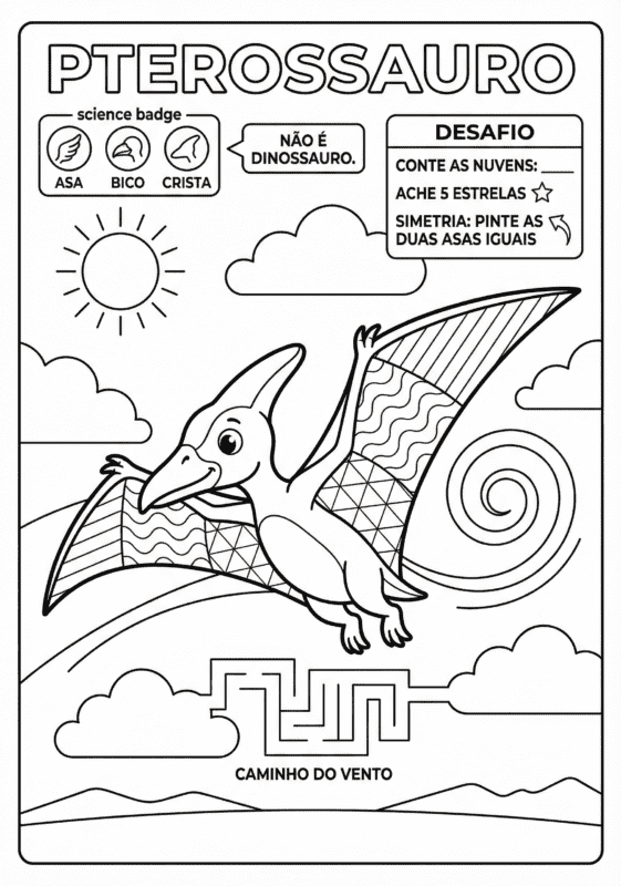 Pterodáctilo Voando