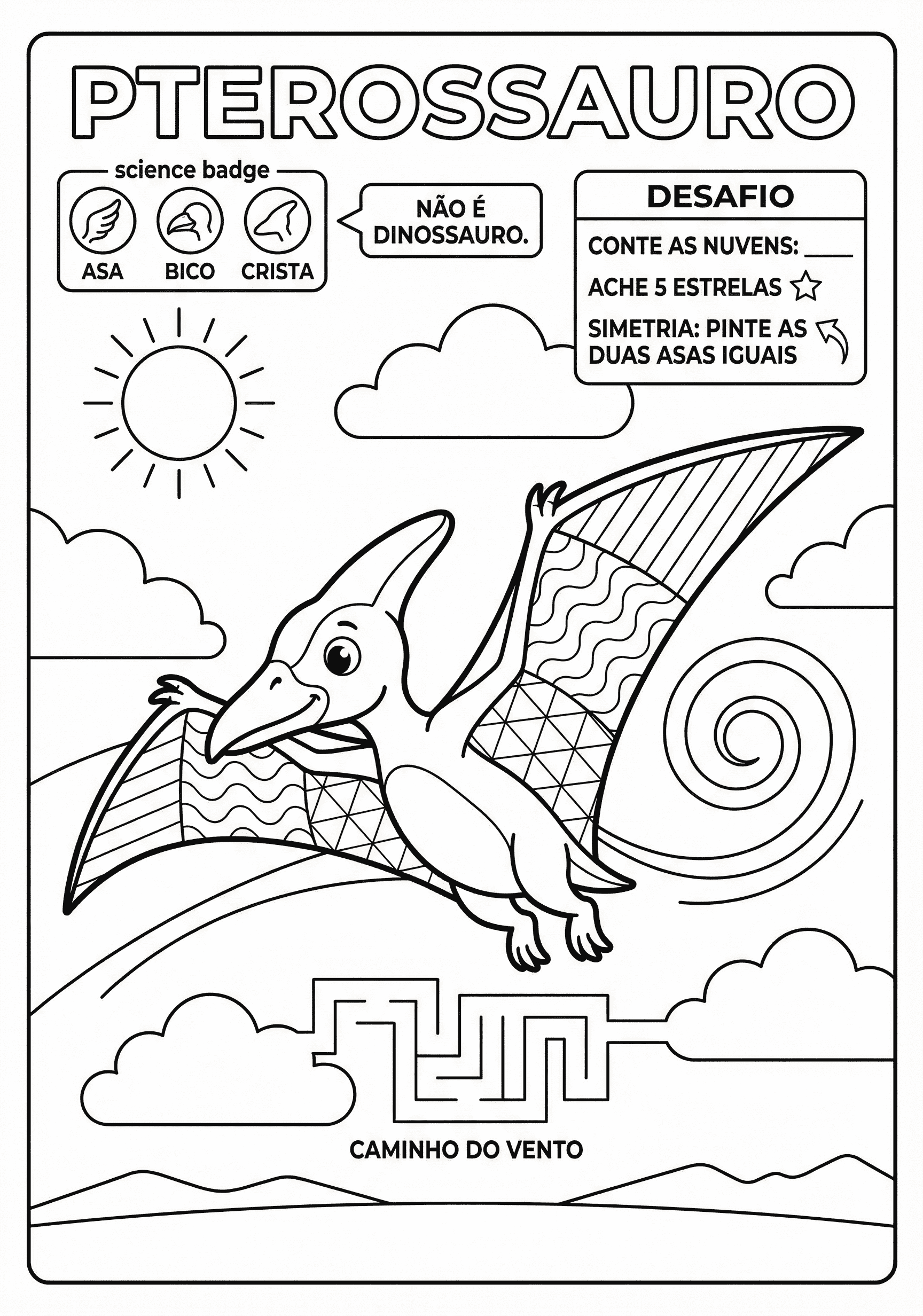 Pterodáctilo Voando